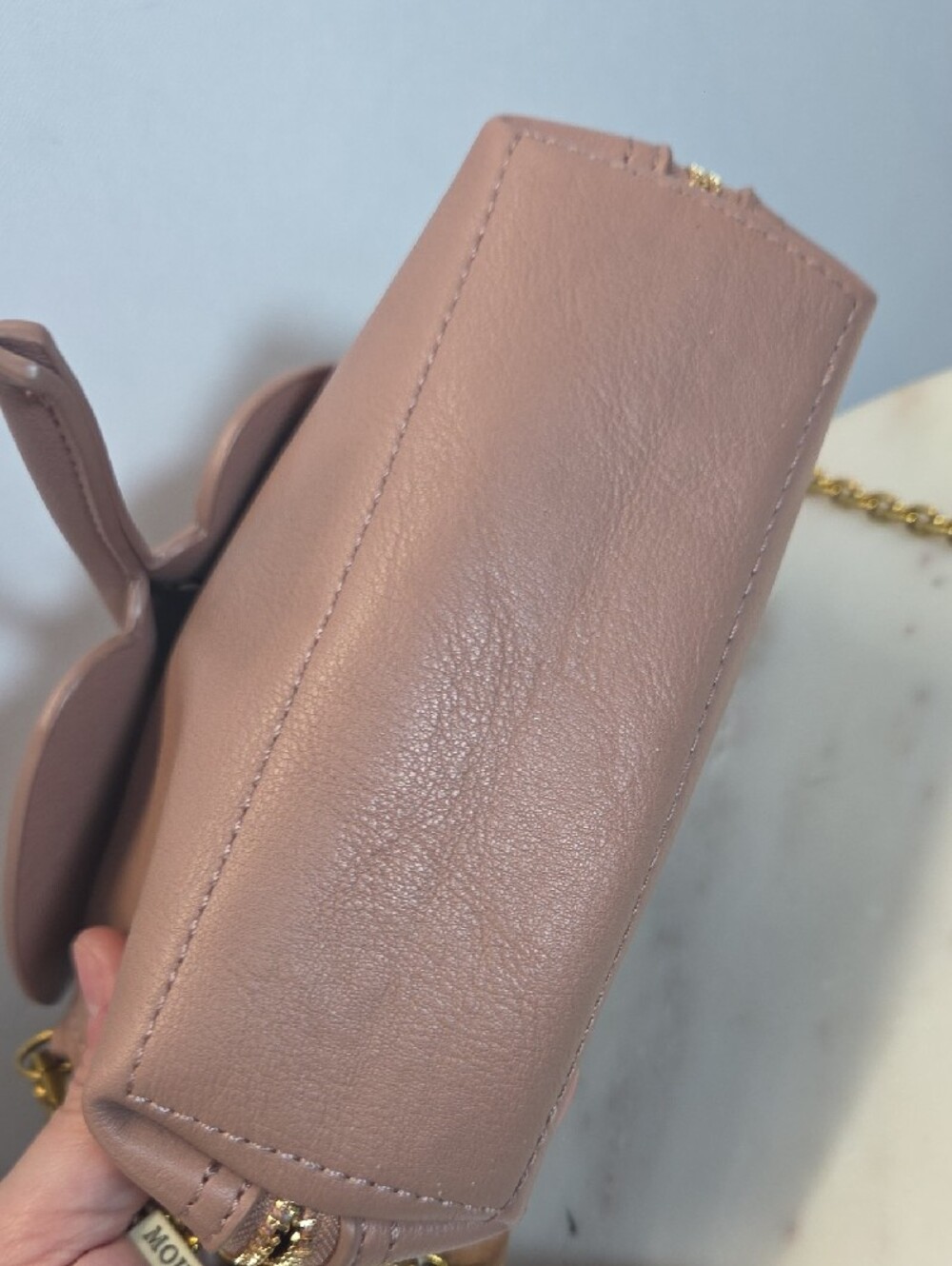 Cutest Little Elephant Crossbody Bag in Dusty Pink - Picture 6 of 7